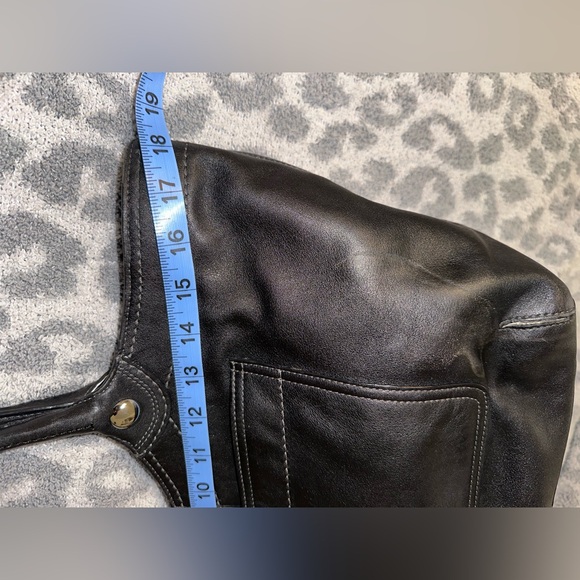 Coach Black Leather Tote Bag - Picture 15 of 15